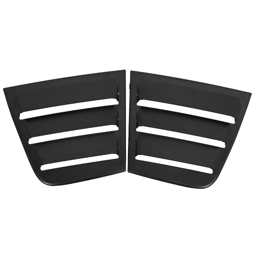 

SSW048-BK Black Car Side Window Louvers Air Vent Scoop Shades Cover for Dodge Charger 2011-2021