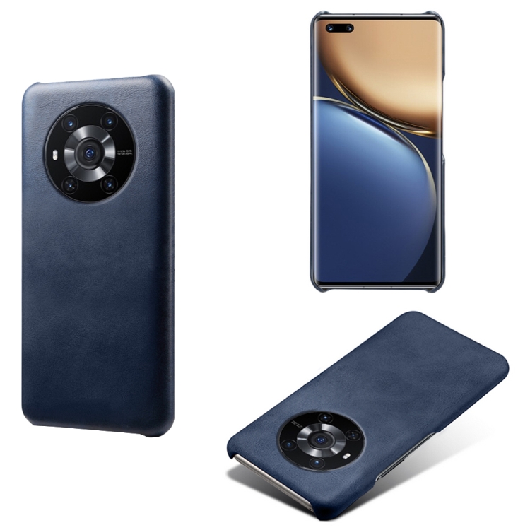

For Honor Magic3 Calf Texture PC + PU Phone Case(Blue)