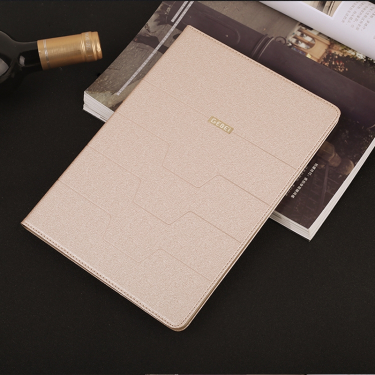 

For iPad Pro 10.5 inch GEBEI PU+TPU Horizontal Flip Protective Case with Holder & Card Slots(Gold)