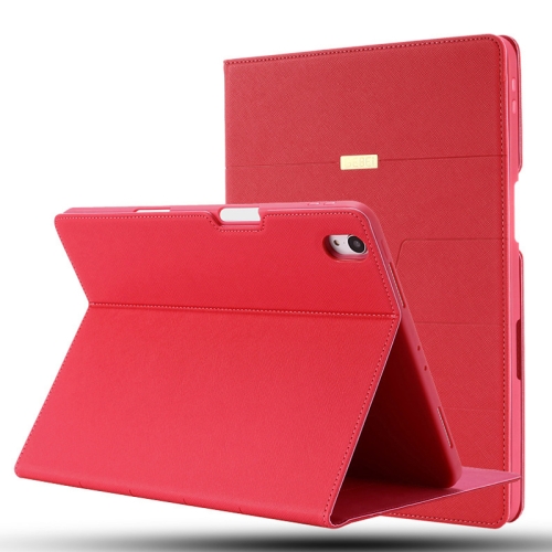 

For iPad Pro 11 inch GEBEI PU+TPU Horizontal Flip Protective Case with Holder & Card Slots(Rose Red)