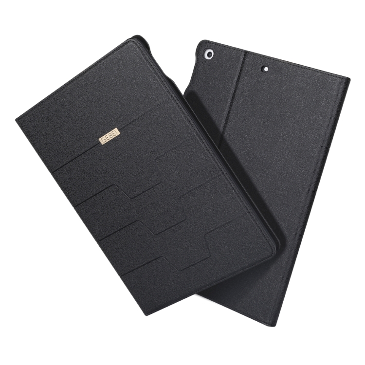 

For iPad 9.7 2018 & 2017 GEBEI PU+TPU Horizontal Flip Protective Case with Holder & Card Slots(Black)