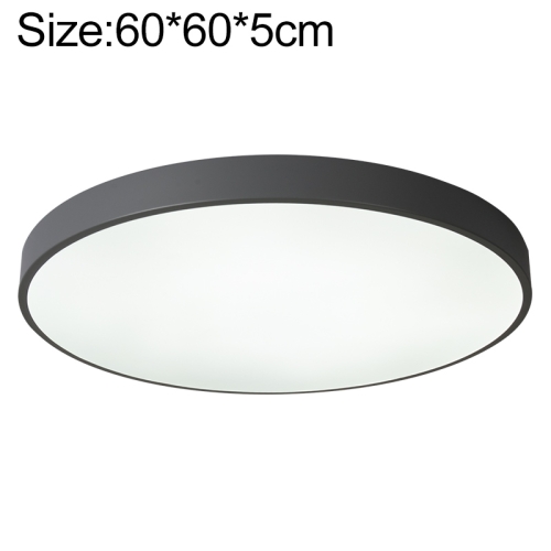 

Macaron LED Round Ceiling Lamp, White Light, Size:60cm(Black)