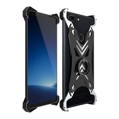 

For Vivo X20 PC Sword Soul Shockproof Armor Metal Protective Case with Ring Holder(Black)