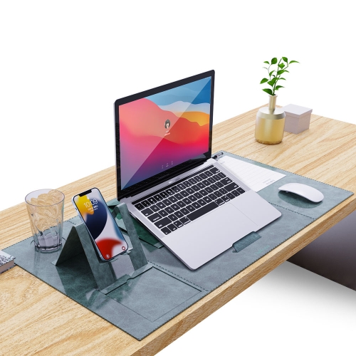 

Multifunctional Foldable Phone Bracket Tablet Holder Table Mat(Dark Green)