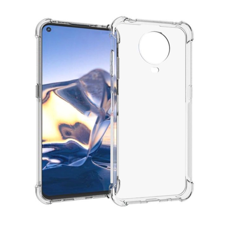 

For Nokia 6.3 Shockproof Non-slip Thickening TPU Phone Case(Transparent)