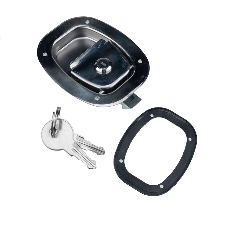 

A1607 RV Oval Plane Baffle Door Lock Toolbox Lock