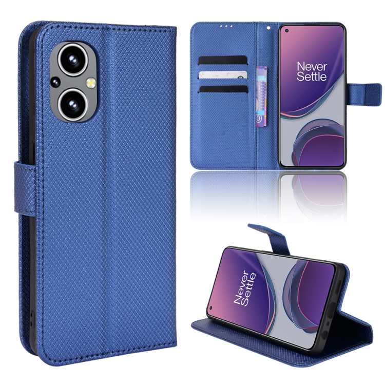 

For OnePlus Nord N20 5G Diamond Texture Leather Phone Case(Blue)