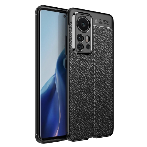 

For Xiaomi Mi 12 Pro 5G Litchi Texture TPU Shockproof Phone Case(Black)