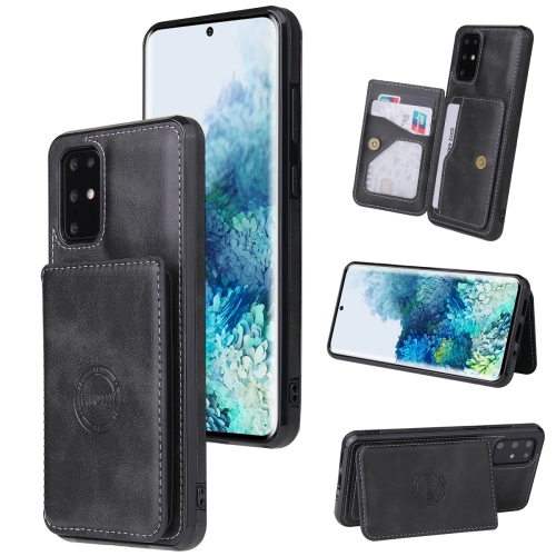 

For Huawei P40 Pro Calf Texture Magnetic Phone Case(Black)