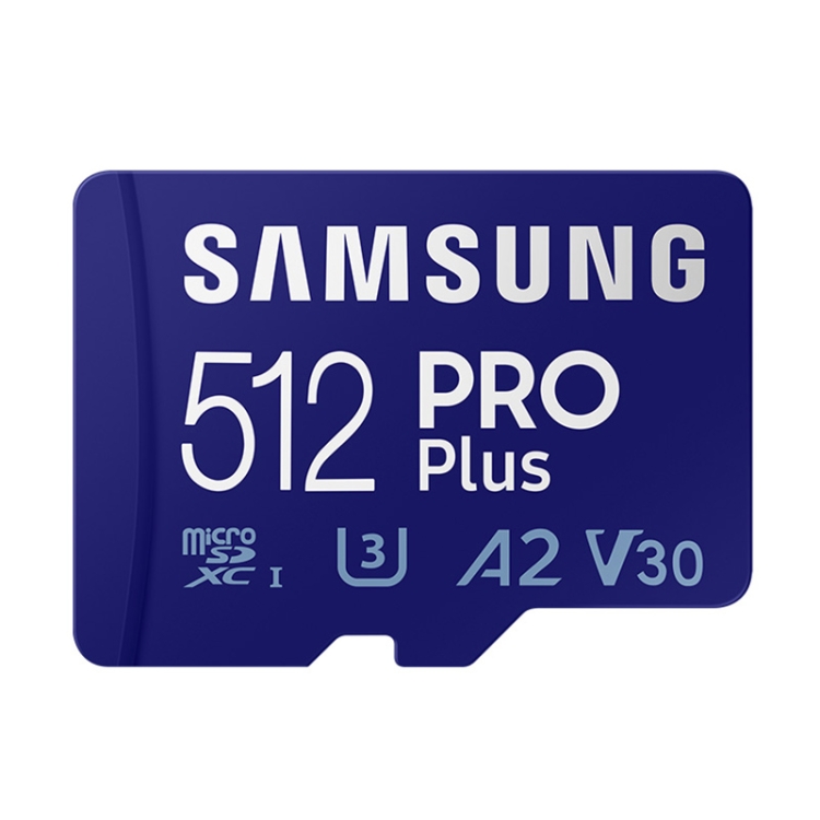 

Original Samsung PRO Plus Micro SD Memory Card (2021), Capacity:512GB(Blue)
