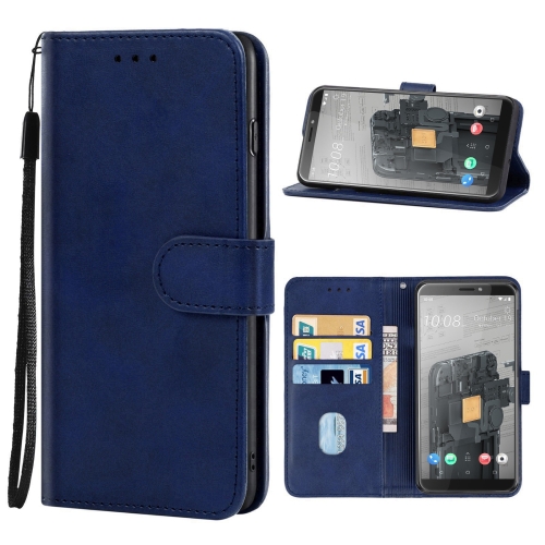 

Leather Phone Case For HTC EXODUS 1s(Blue)