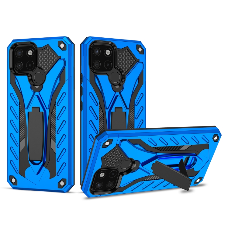 

For Infinix Smart 6 Shockproof TPU + PC Phone Case(Blue)