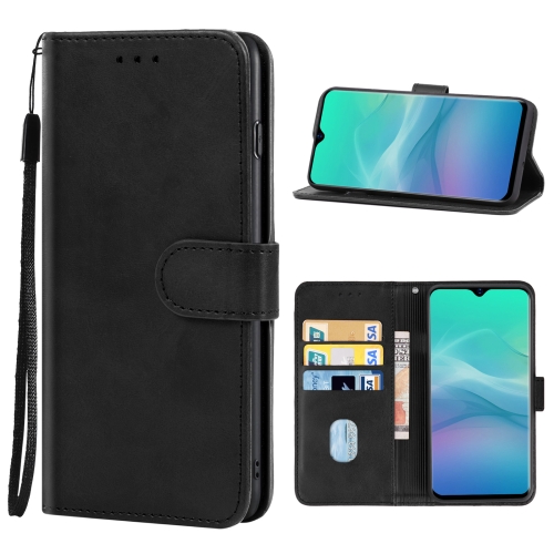 

Leather Phone Case For Blackview A60 Plus(Black)