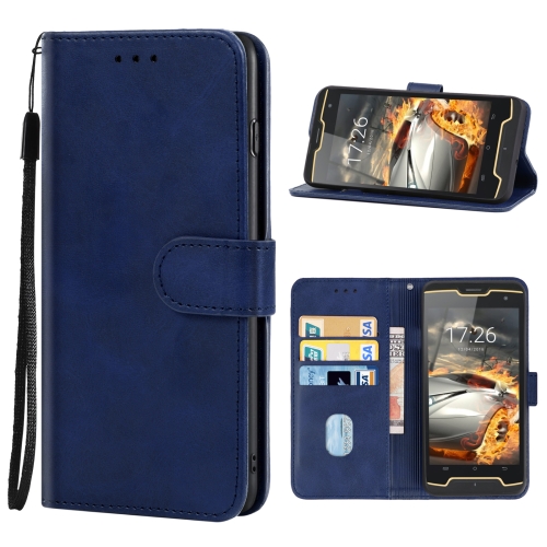 

Leather Phone Case For CUBOT KingKong CS(Blue)