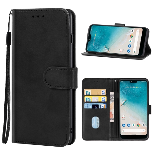 

Leather Phone Case For Kyocera Android One S8(Black)