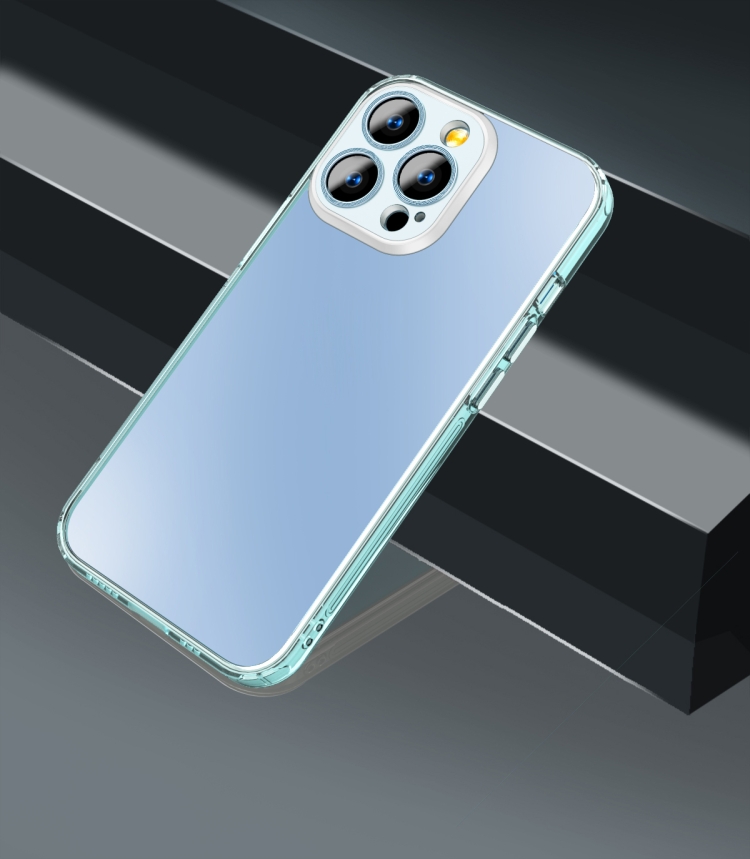 

Dual-color Airbag Phone Case For iPhone 12(Blue)