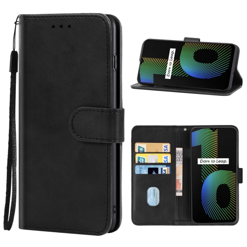 

Leather Phone Case For OPPO Realme Narzo 10A(Black)