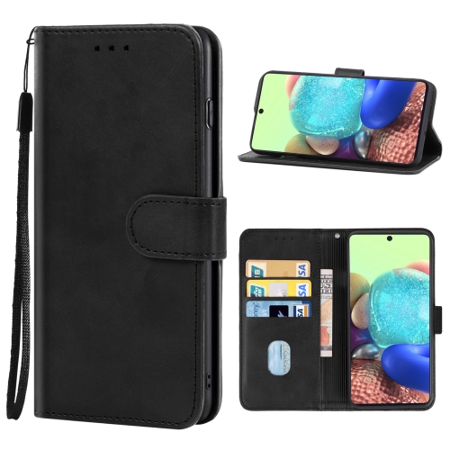 

Leather Phone Case For Samsung Galaxy A Quantum(Black)