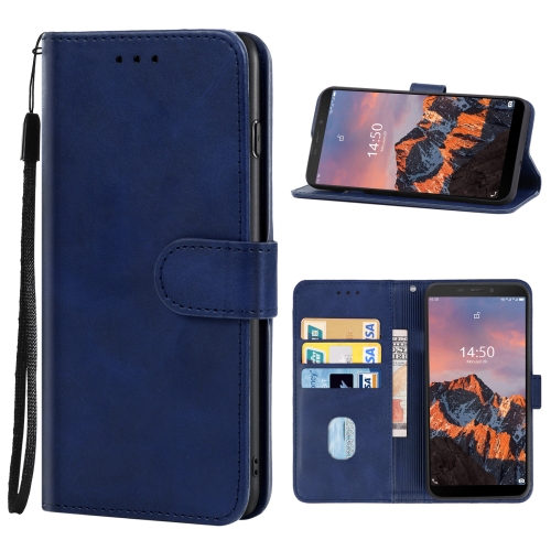 

Leather Phone Case For Ulefone Armor X5 Pro(Blue)