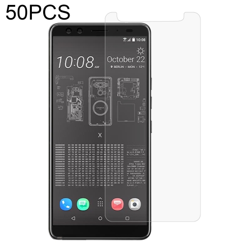 

50 PCS 0.26mm 9H 2.5D Tempered Glass Film For HTC Exodus 1