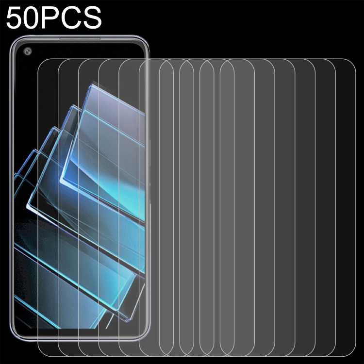 

50 PCS 0.26mm 9H 2.5D Tempered Glass Film For OPPO K9x