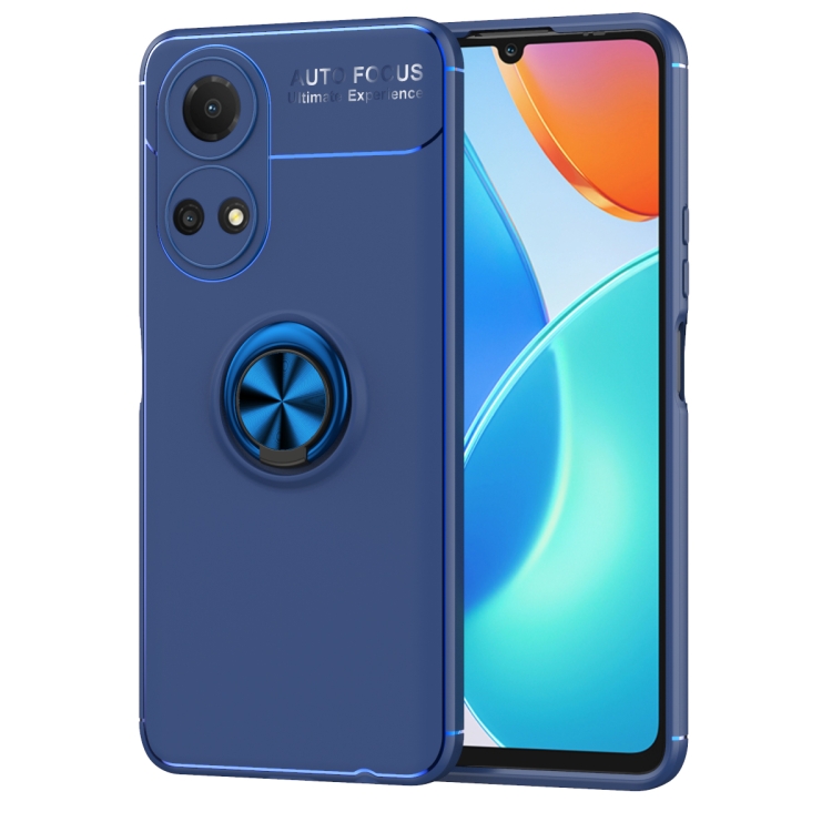 

For Honor Play 30 Plus Ring Holder 360 Degree Rotating TPU Case(Blue)