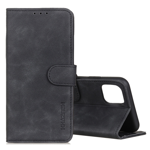 

For Galaxy Note10 Lite / A81 KHAZNEH Retro Texture PU + TPU Horizontal Flip Leather Case with Holder & Card Slots & Wallet(Black)