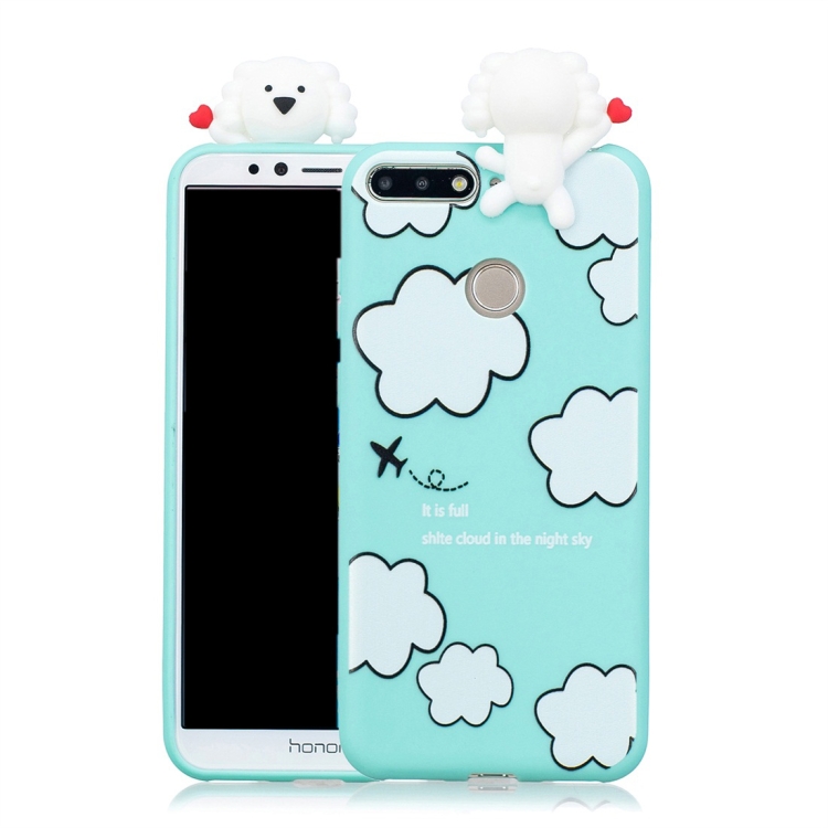 

For Huawei Honor 7A Shockproof Cartoon TPU Protective Case(Clouds)