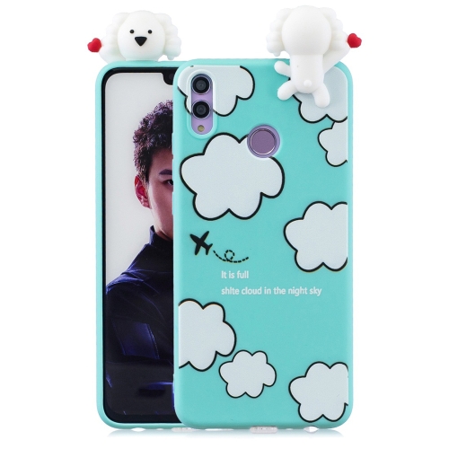 

For Huawei Honor 8X Shockproof Cartoon TPU Protective Case(Clouds)