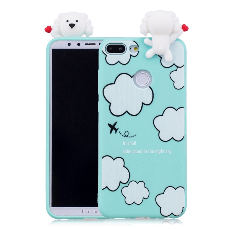 

For Huawei Honor 9 Lite Shockproof Cartoon TPU Protective Case(Clouds)