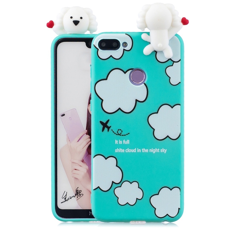 

For Huawei Honor 9i Shockproof Cartoon TPU Protective Case(Clouds)