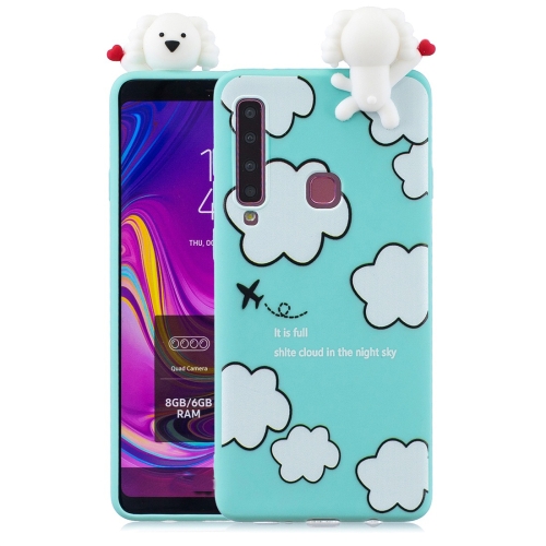

For Galaxy A9 (2018) Shockproof Cartoon TPU Protective Case(Clouds)
