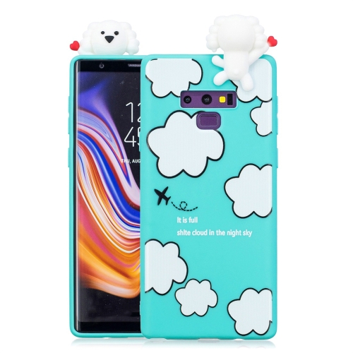 

For Galaxy Note 9 Shockproof Cartoon TPU Protective Case(Clouds)