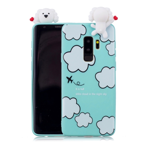 

For Galaxy S9+ Shockproof Cartoon TPU Protective Case(Clouds)