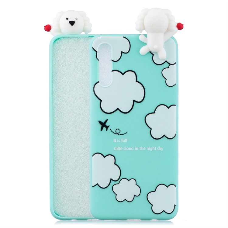 

For Galaxy A50 Shockproof Cartoon TPU Protective Case(Clouds)