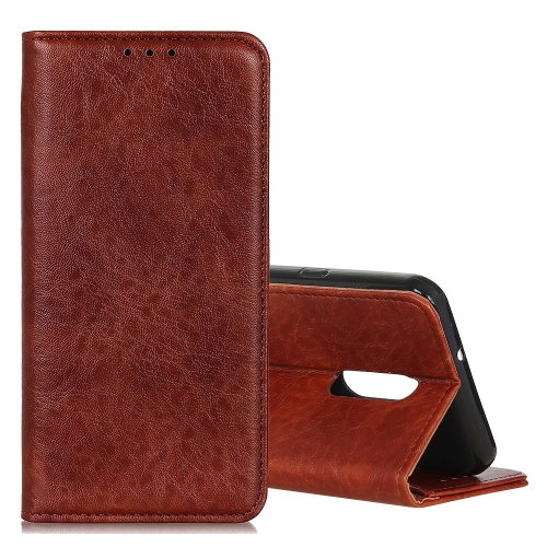 

For Xiaomi Redmi K30 Magnetic Retro Crazy Horse Texture Horizontal Flip Leather Case with Holder & Card Slots(Brown)