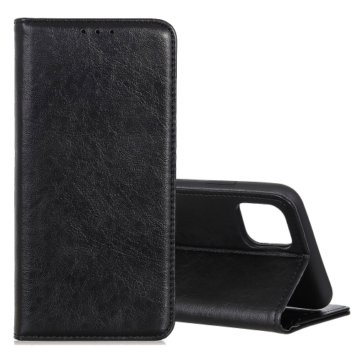 

For Galaxy Note10 Lite / A81 Magnetic Retro Crazy Horse Texture Horizontal Flip Leather Case with Holder & Card Slots(Black)