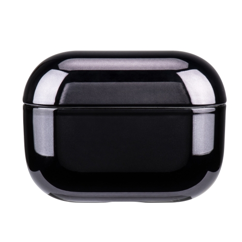 

For AirPods Pro Electroplated TPU Earphones Shockproof Protective Case(Black)