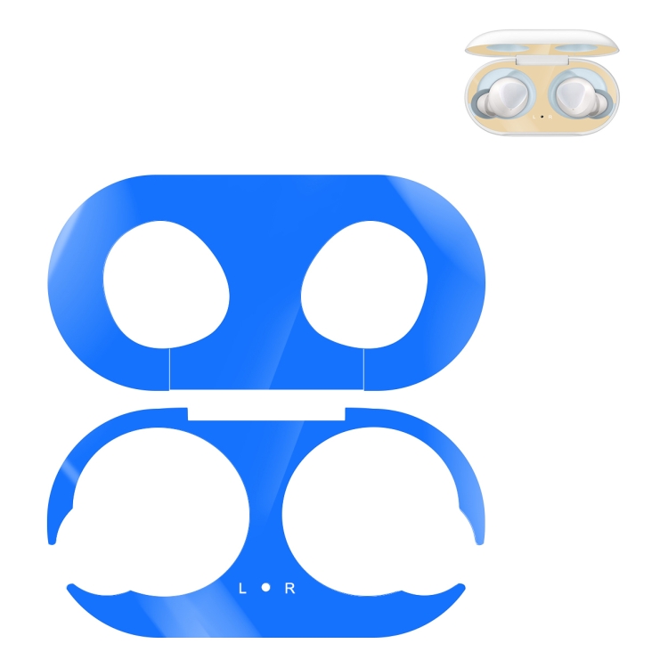 

For Galaxy Buds Wireless Bluetooth Earphone Metal Protective Sticker(Blue)