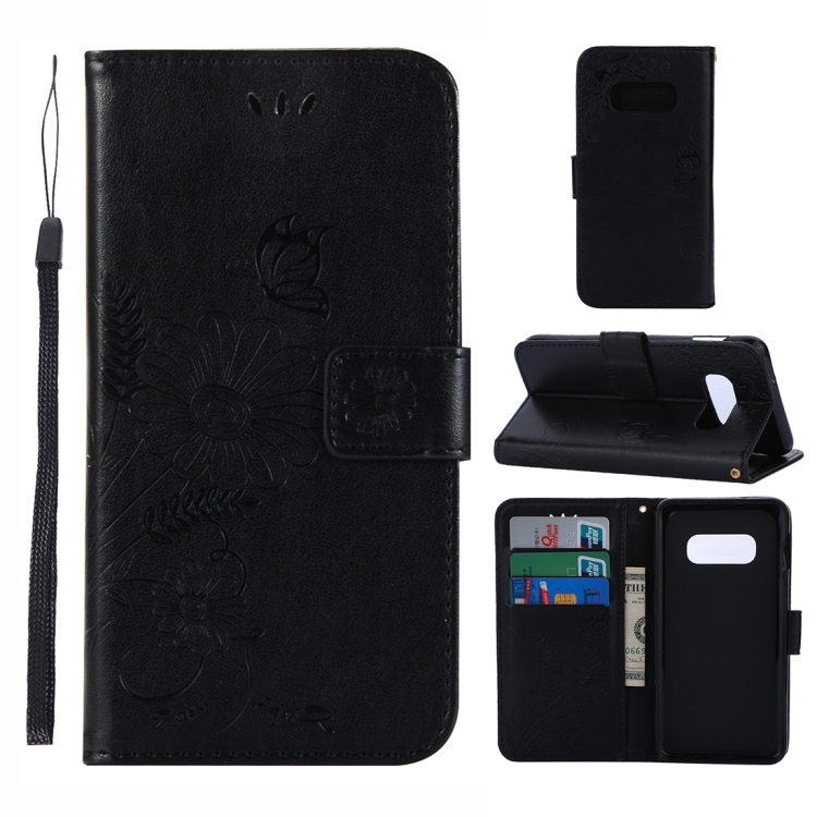 

For Galaxy S10e / S10 Lite Ant Dating Series Mobile Phone Leather Case with Stand & Card Slot & Wallet(Black)