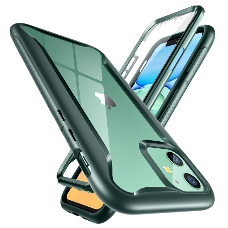 

iPhone 11 ESR Hybrid Armor 360 Serie PC + TPU Full Body Protective Case(Pine Green)
