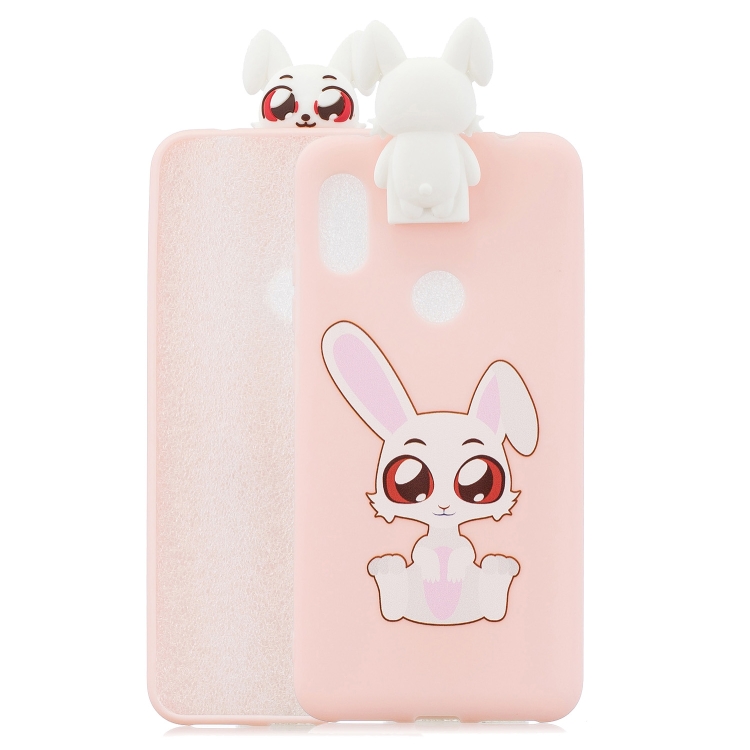 

For Xiaomi Redmi S2 Cartoon Shockproof TPU Protective Case with Holder(Rabbit)
