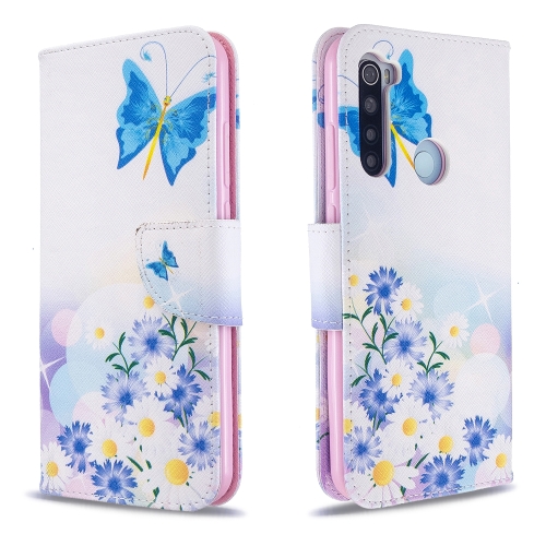

For Xiaomi Redmi 8T Colored Drawing Pattern Horizontal Flip Leather Case with Holder & Card Slots & Wallet(Pansy)