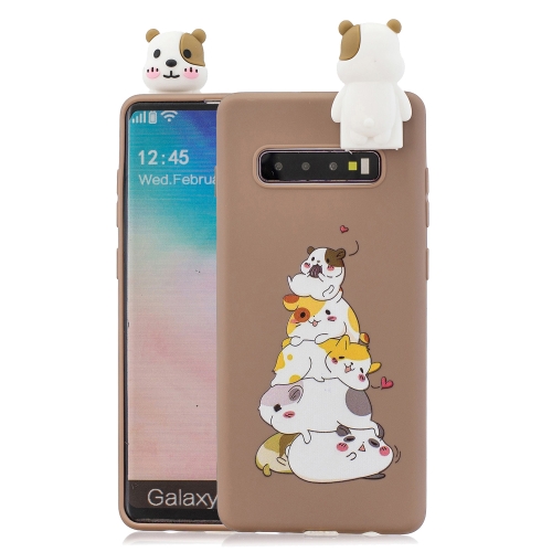 

For Galaxy Note 8 Cartoon Shockproof TPU Protective Case with Holder(Hamsters)