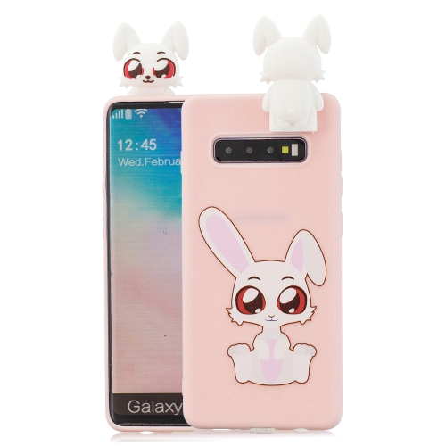 

For Galaxy Note 8 Cartoon Shockproof TPU Protective Case with Holder(Rabbit)