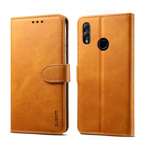 

For Huawei P30 Lite GUSSIM Business Style Horizontal Flip Leather Case with Holder & Card Slots & Wallet(Khaki)