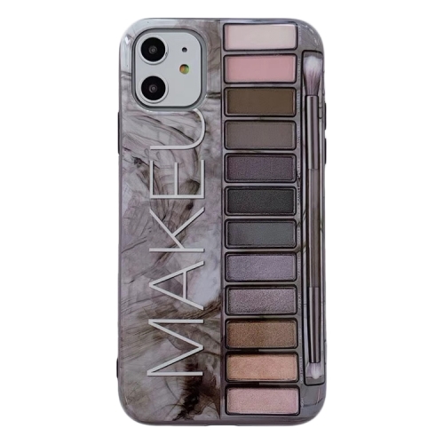 

For iPhone 11 Pro Eyeshadow Box All-inclusive Shockproof Soft Protection Case(Grey)