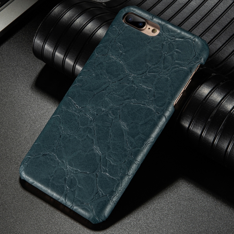 

For iPhone 8 Plus / 7 Plus Retro Dragon Texture Phone Case(Green)