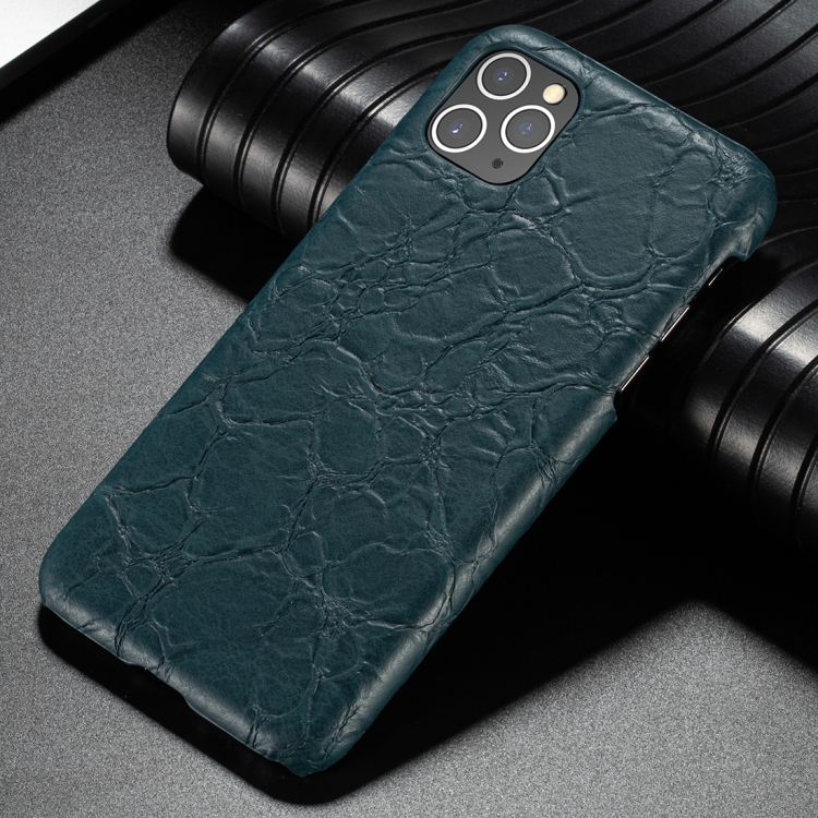 

For iPhone 11 Pro Max Retro Dragon Texture Phone Case(Green)