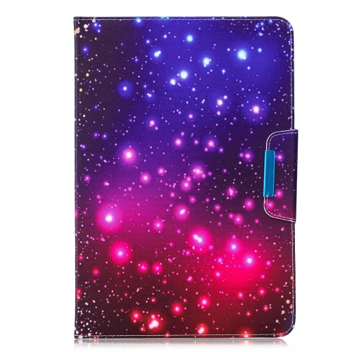 

For 7 inch Tablet PC Universal Colored Drawing Horizontal Flip PU Leather Case with Holder & Card Slots(Colorful Starry Sky)